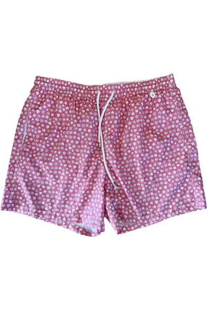 ISAIA Star-pattern swim shorts