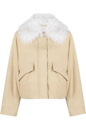 Durazzi Milano Veste à col en peau lainée