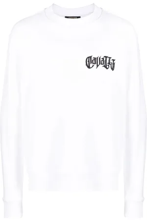Roberto Cavalli Sweat à logo strassé