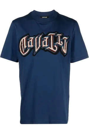 Roberto Cavalli T-shirt en coton à logo imprimé