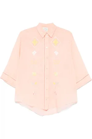 FORTE FORTE Chemise à fleurs brodées
