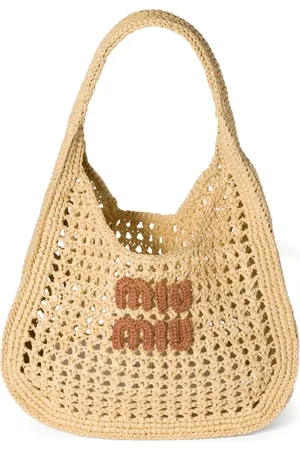 Miu Miu Sac cabas à détail de pompon