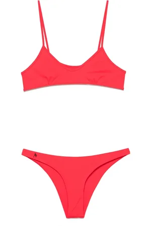 The Attico Logo-print bikini