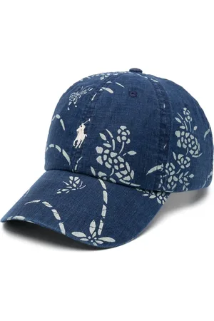 Ralph Lauren Casquette en lin à fleurs