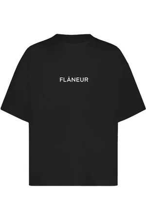 FLÂNEUR Logo-print cotton t-shirt