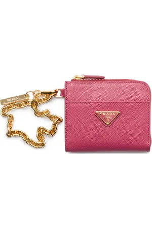 Prada Petit portefeuille en cuir Saffiano