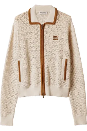 Miu Miu Crochet workmanship cardigan