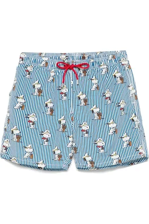 MC2 SAINT BARTH Short de bain à imprimé graphique