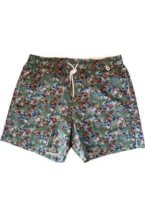 ISAIA Floral-pattern swim shorts