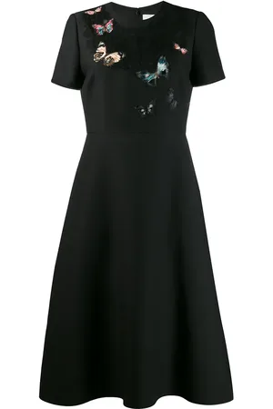 VALENTINO GARAVANI Robe mi-longue à broderies