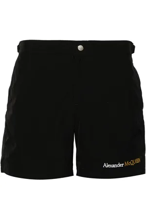 Alexander McQueen Short de bain à logo brodé