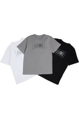 Maison Margiela Lot de trois t-shirts à logo imprimé