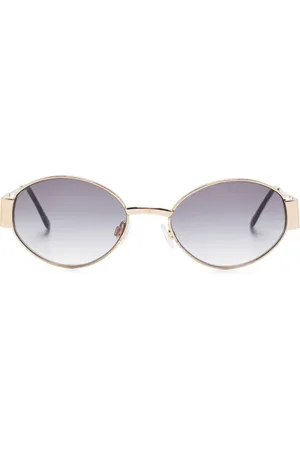 Saint Laurent Lunettes de soleil à monture ovale