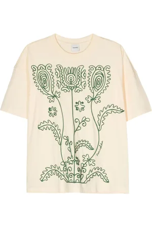 Nanushka T-shirt Wren à fleurs brodées