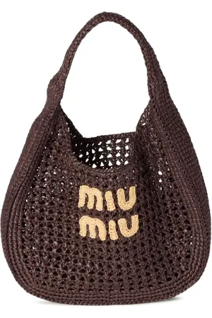 Miu Miu Sac cabas à détail de pompon