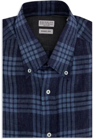 Brunello Cucinelli Chemise à carreaux