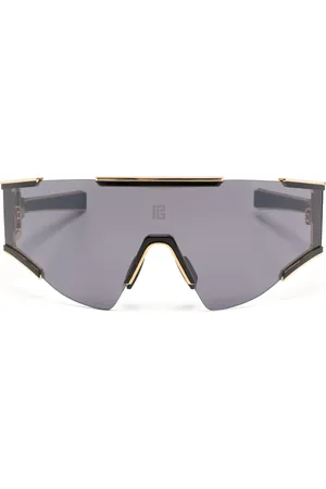 Balmain Lunettes de soleil à logo imprimé