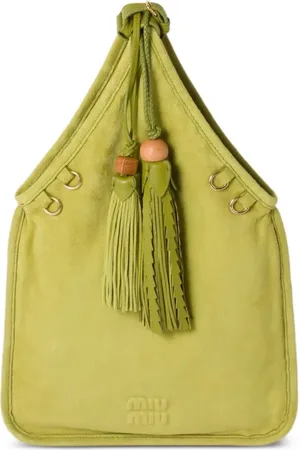 Miu Miu Sac porté épaule à détail de pompon