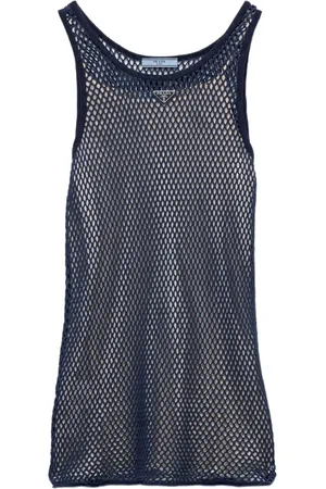 Prada Robe courte en résille