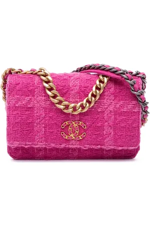 CHANEL Sac à main Tweed 19 Wallet On Chain (2019)