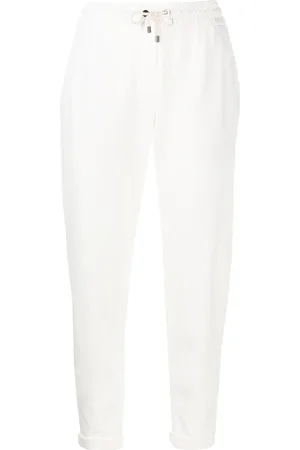 Brunello Cucinelli Pantalon de jogging à lien de resserrage