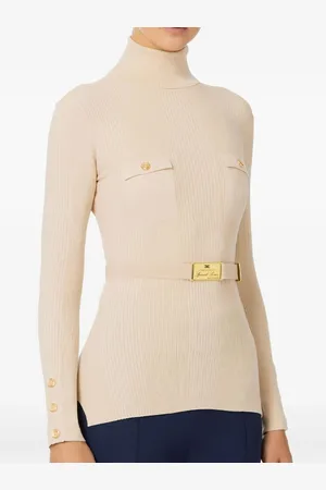 Elisabetta Franchi Pull à ceinture