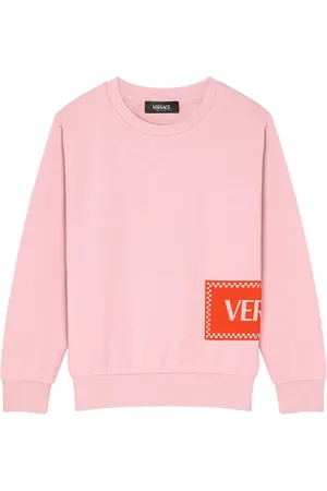 VERSACE Logo-print sweatshirt