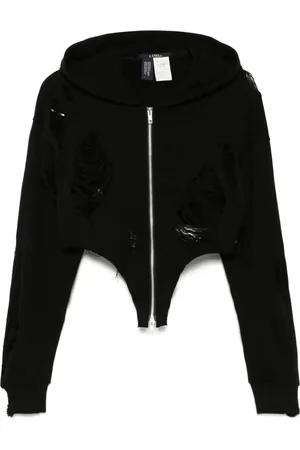 YOHJI YAMAMOTO Hoodie à fermeture zippée