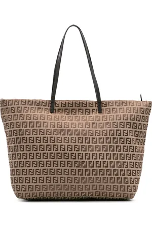 Fendi Sac porté épaule à motif Zucchino (2000-2025)
