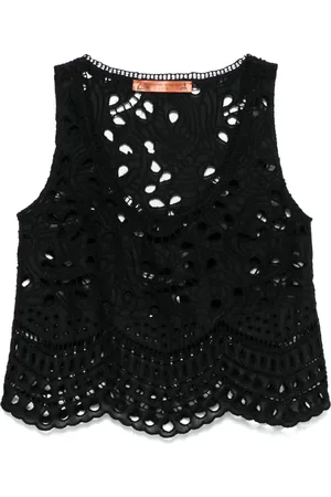 ERMANNO SCERVINO Haut en broderie anglaise