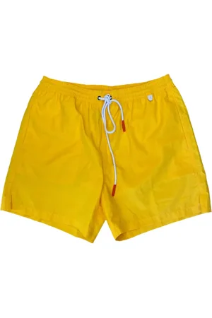 ISAIA Drawstring-waist swim shorts