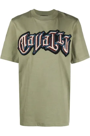 Roberto Cavalli T-shirt en coton à logo imprimé
