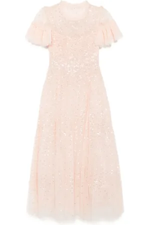 Needle & Thread Robe longue à pois