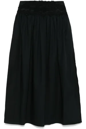 ERMANNO SCERVINO Lace-panel maxi skirt