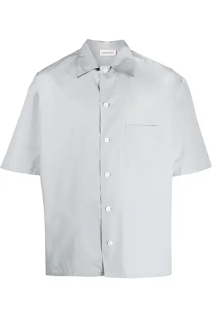 Alexander McQueen Chemise à logo imprimé