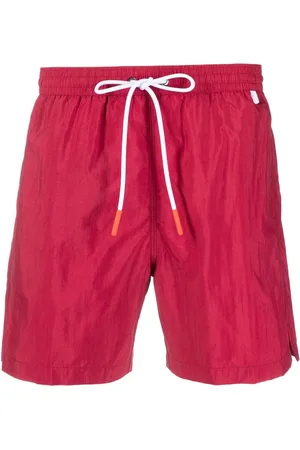 ISAIA Short de bain à lien de resserrage contrastant