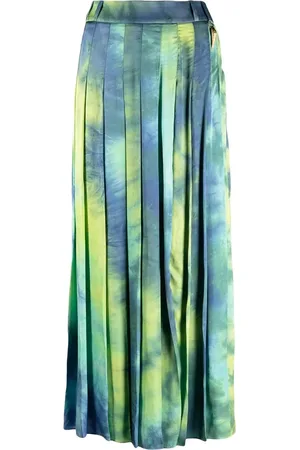 Roberto Cavalli Jupe mi-longue à imprimé tie dye