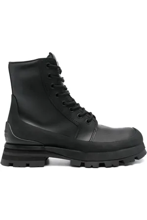 Alexander McQueen Bottines en cuir à lacets