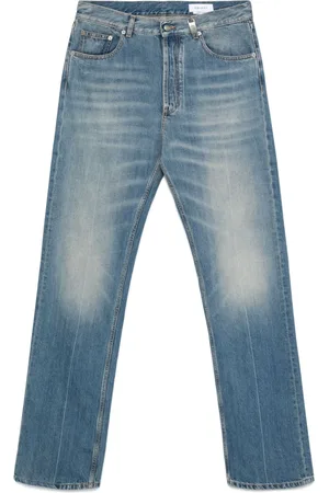 Alexander McQueen Jean à coupe droite