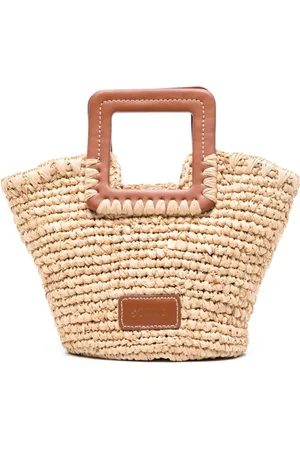 Staud Mini sac Shirley en raphia