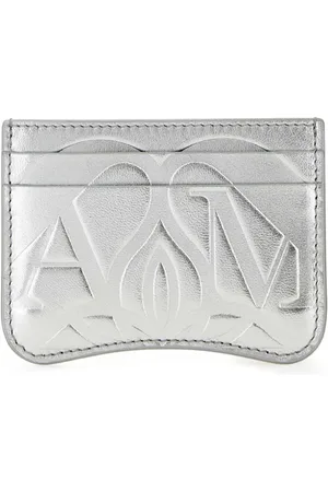 Alexander McQueen Porte-cartes à design embossé