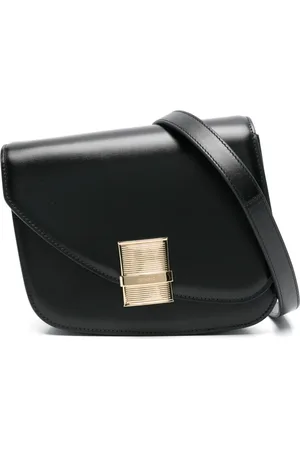 Salvatore Ferragamo Petit sac à bandoulière asymétrique en cuir
