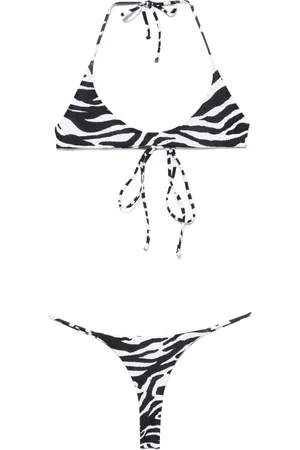 The Attico Zebra-print bikini