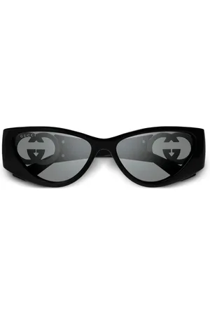 Gucci Lunettes de soleil à monture ovale