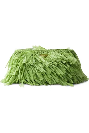 Prada Pochette médium en crochet à franges
