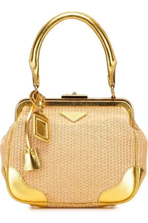 Prada Sac à main Raffia Frame (2000-2024)