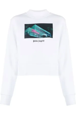 Palm Angels Sweat court à imprimé graphique