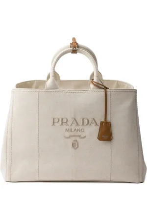 Prada Sac cabas à logo brodé
