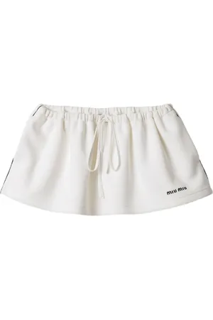 Miu Miu Minijupe en coton mélangé