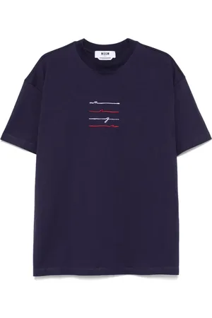 Msgm T-shirt à logo brodé
